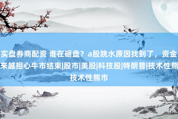 实盘券商配资 谁在砸盘？a股跳水原因找到了，资金越来越担心牛市结束|股市|美股|科技股|特朗普|技术性熊市